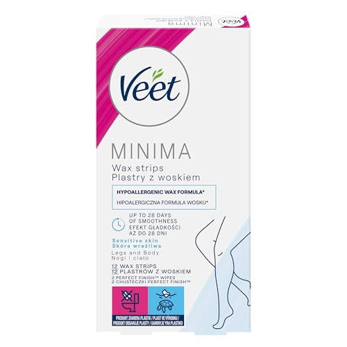 VEET MINIMA 12 parches de cera para pieles sensibles - Beauté & Parfums Amazon Espagne à 7.48€