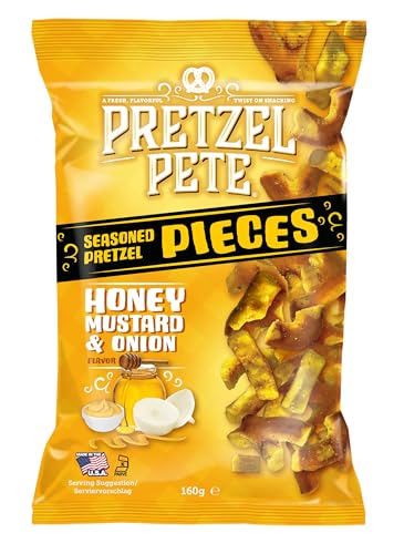 Pretzel Pete Honey Mustard & Onion Broken Pieces - Animalerie Amazon Royaume-Uni à 3.00€