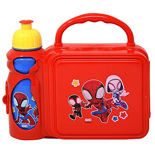 Zak Designs Spiderman Lunchbox – Rote Marvel Lunchbox für... - Bébé & Puériculture Amazon Allemagne à 10.01€