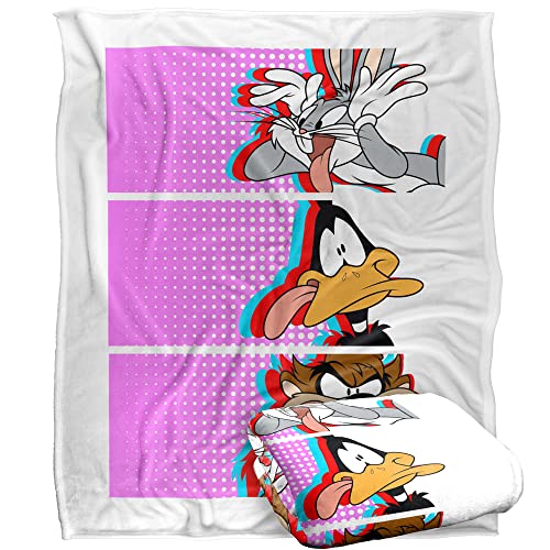 LOGOVISION Looney Tunes Blanket, 152 x 127 cm, Tiles Silky... - Maison & Cuisine Amazon Espagne à 8.91€