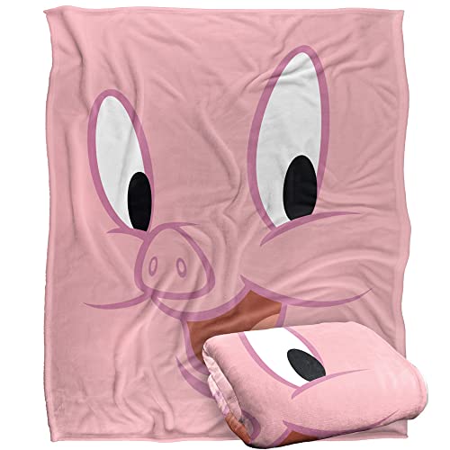 LOONEY TUNES Blanket, 152 x 127 cm, Porky Face Silky Touch... - Maison & Cuisine Amazon Royaume-Uni à 7.27€