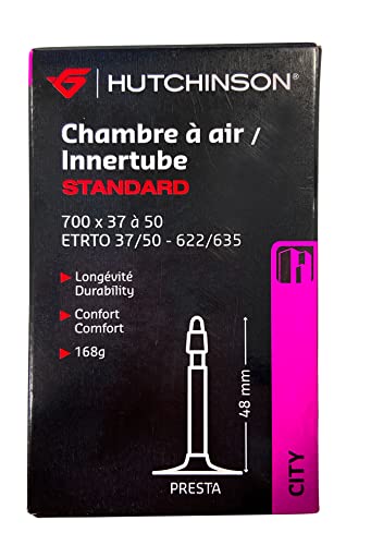 Hutchinson Standard City Inner Tube – Presta Valve (48mm) –... - Nouvelle promo Amazon à 5.00€