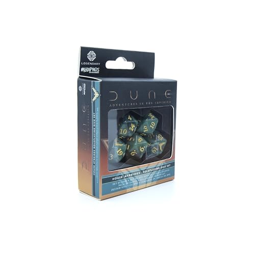 Dune - Adventures in The Imperium Dice Set: Atreides - RPG... en promo à 24,99€ (-39%) sur Amazon FR