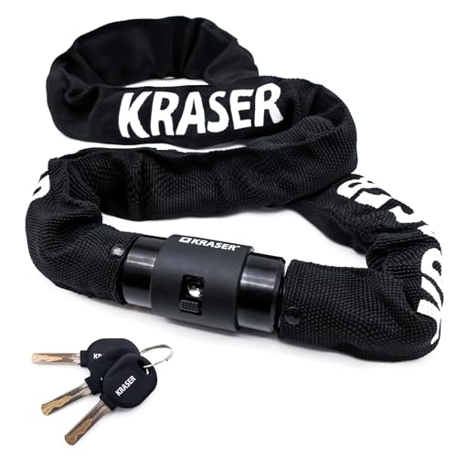 KRASER KR620 Chaine Antivol Velo Maillons en Acier ø6mm... - Sports & Fitness en promo à 19.99€