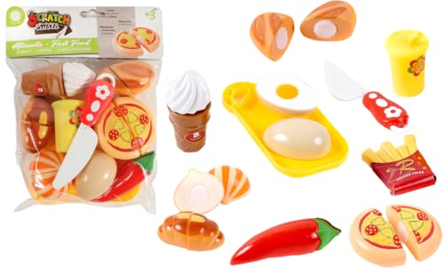 FLYPOP'S - Fast Food con Tabla de Cortar y Cuchillo... - Jouets & Jeux Amazon Espagne à 8.91€