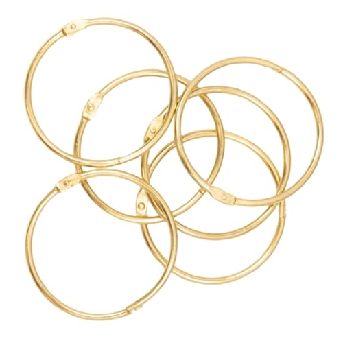 Craftelier - Lot de 6 Anneaux de Reliure en Métal pour... - Sports & Fitness Amazon France à 7.52€