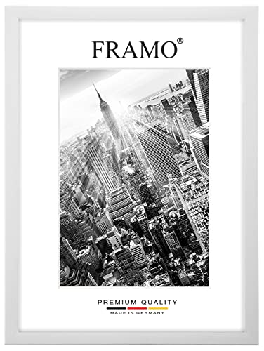 FRAMO Holz Bilderrahmen 68 x 10 cm nach Maß - Kiefer Weiß |... - Maison & Cuisine Amazon Allemagne à 24.23€