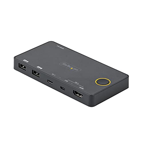 StarTech.com 2 Port USB-A+ HDMI/USB-C KVM Switch 4K 2-Port... - High-Tech & Électronique Amazon Allemagne à 63.61€