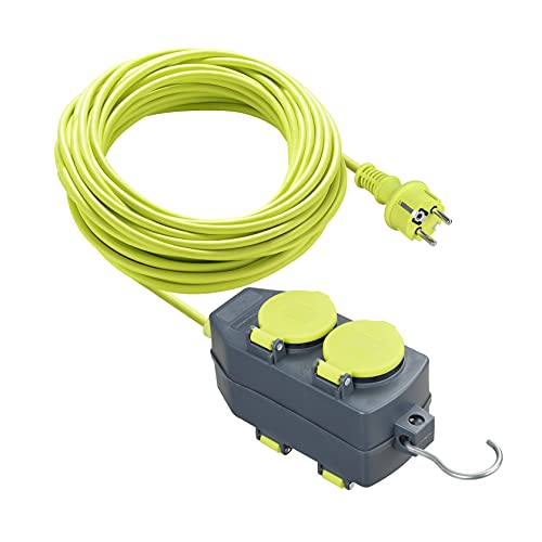Masterplug Verlängerungskabel mit 2 Steckdosen, 15 m... - Amazon Allemagne à 27.39€