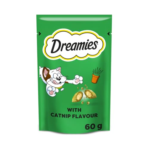 Dreamies Cat Treat Biscuits with Catnip 60g - Animalerie Amazon Royaume-Uni à 0.50€