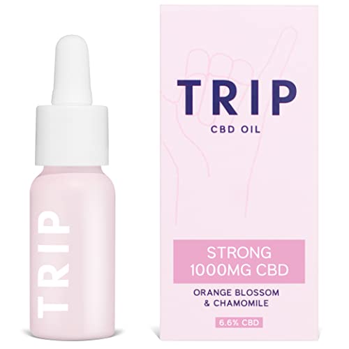 TRIP CBD Oil 1000mg (High Strength), Orange Blossom, Vegan... - Auto & Moto Amazon Royaume-Uni à 9.95€