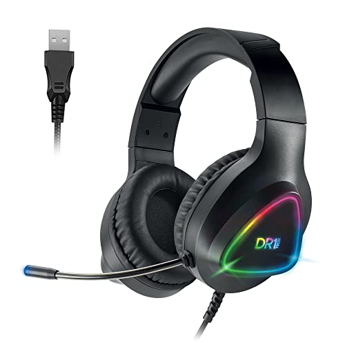 DR1TECH GrayEagle Auriculares Cascos Gaming Profesional... - Jeux Vidéo & Consoles en promo à 20.81€