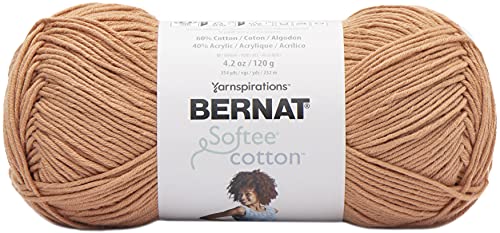 Bernat Softee Cotton Yarn-Sandstone - Amazon Espagne à 10.53€