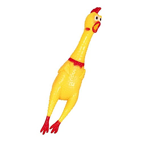 Gummi-Huhn mit Sound 38 cm - Jouets & Jeux Amazon Allemagne à 3.25€