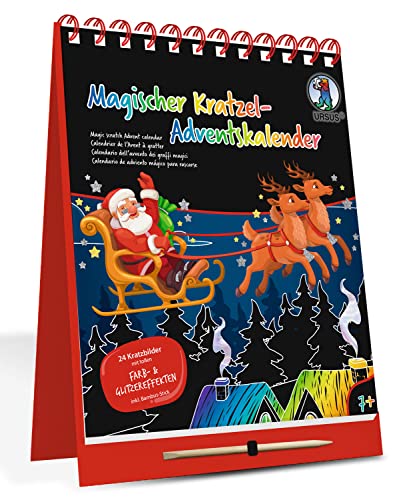 Ursus 24890000F - Magischer Kratzel-Adventskalender... - Vente Flash Amazon -62%