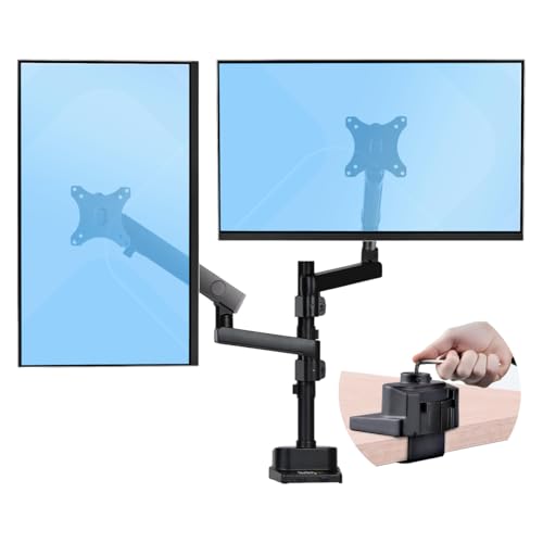StarTech.com Desk Mount Dual Monitor Arm, Height Adjustable... - Nouvelle promo Amazon à 206.40€