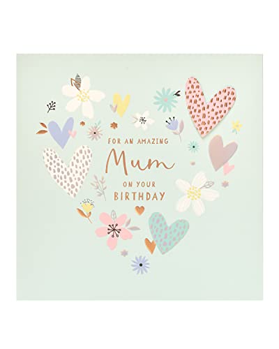 UK Greetings Tarjeta de cumpleaños para mamá – Tarjeta de... - Fournitures Bureau en promo à 5.65€