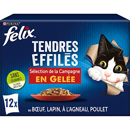 FELIX | Tendres Effilés | Chat Adulte | En Gelée | Alimen...