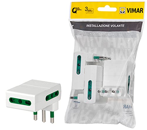 Vimar FP00311.B Adattatore multiplo salvaspazio SICURY 250... - Maison & Cuisine Amazon Italie à 10.54€