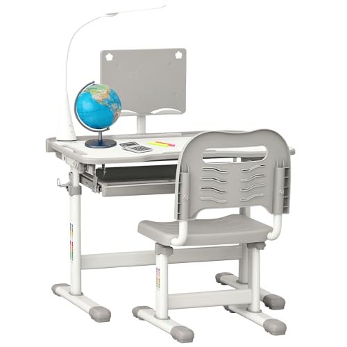 HOMCOM Children's Desk with Chair – Adjustable Desk and... - Maison & Cuisine Amazon Royaume-Uni à 71.99€