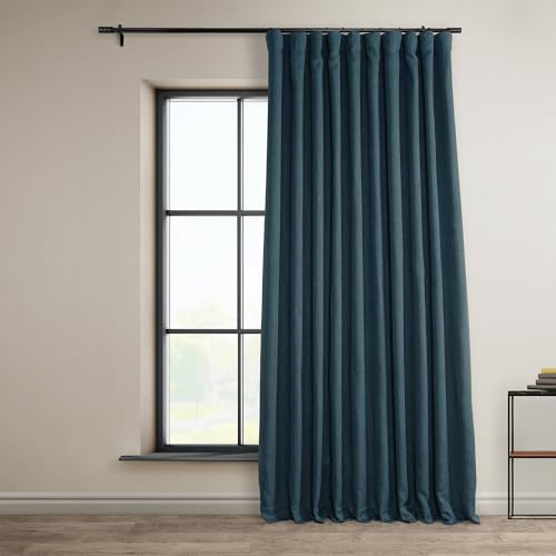 HPD Half Price Drapes Extra Wide Linen Room Darkening... - Maison & Cuisine Amazon Royaume-Uni à 38.36€