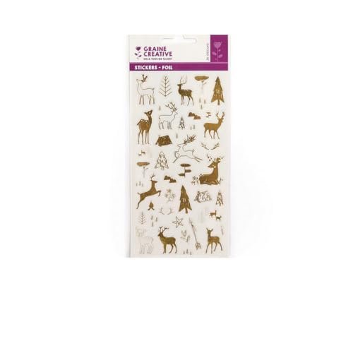 14 Adesivi di Renne Dorate - Loisirs Créatifs Amazon Italie à 2.38€