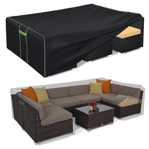 HIGHTQURO Abdeckungen für Terrassenmöbel, wasserdicht... - Maison & Cuisine Amazon Allemagne à 18.97€