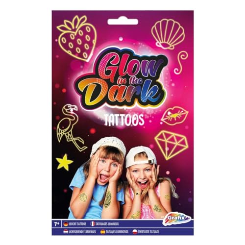 Jouetprive-Glow in The Dark TattoosPink 710003 - Jouets & Jeux Amazon Italie à 1.74€