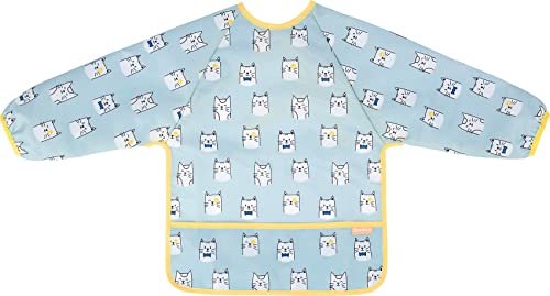 Badabulle Bavaglino a maniche lunghe azzurro - Deal du jour à 8.50€