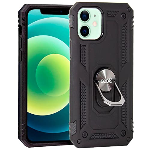 Cool Hard Ring Case for iPhone 12/12 Pro - Black en promo sur Amazon