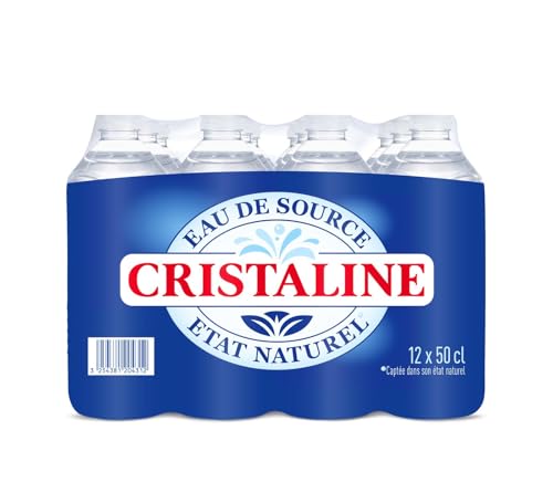 CRISTALINE Eau de source 12 x 50 cl - Épicerie Amazon France à 2.25€