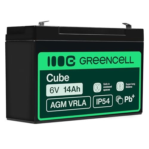 Green Cell AGM 6 V 14 Ah VRLA batteria al piombo batteria... - Jouets & Jeux Amazon Italie à 12.93€