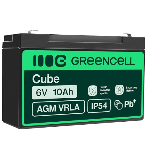 Green Cell Batteria AGM 6V 10Ah ricaricabile sigillata VRLA... - Auto & Motorcycle Amazon Italy à 16.95€