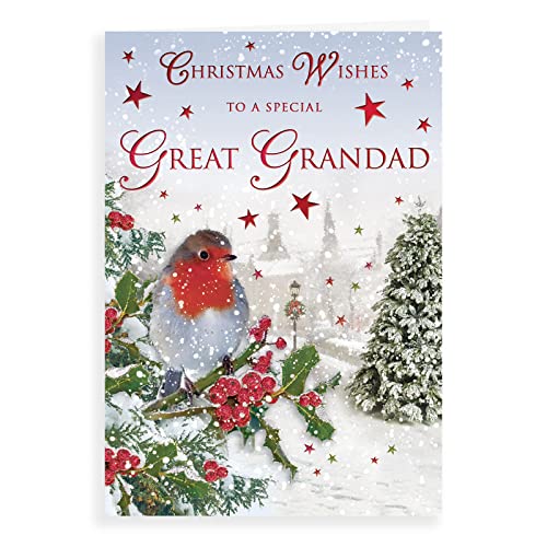 Regal Publishing Traditional Christmas Card Great Grandad... - Auto & Motorcycle Amazon UK à 1.72€