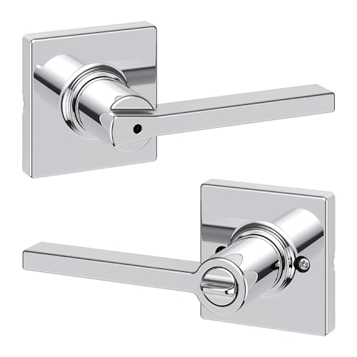 Kwikset Casey Privacy Door Lever for Bedroom/Bathroom Door... - Maison & Cuisine en promo à 12.55€