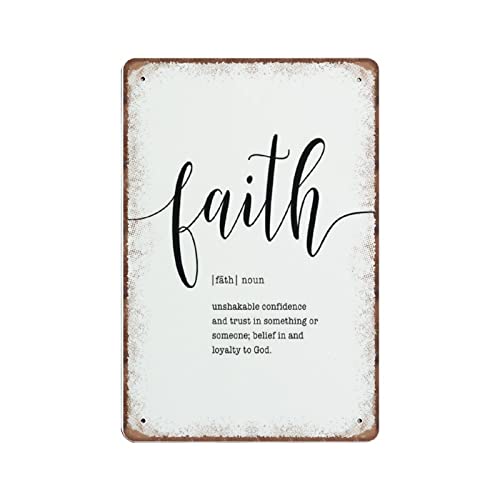 DAIERCY Faith Tin Signs, Scripture Wall Art, Bible Quote... - Sports & Fitness Amazon Royaume-Uni à 3.04€