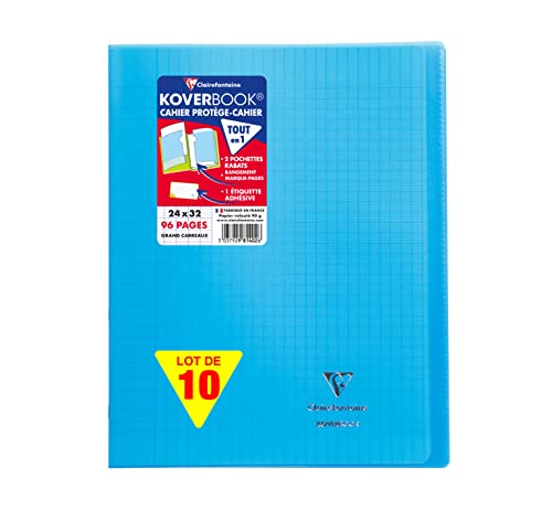 Clairefontaine 981402C - Un Paquet de 10 Cahiers Piqués... en promo à 45,12€ (-42%) sur Amazon FR