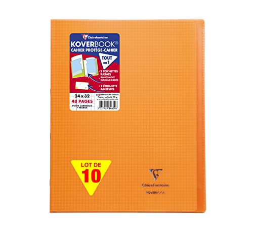 Clairefontaine 984609C Un Lot de 10 Cahiers Agrafés... en promo à 24,30€ (-51%) sur Amazon FR