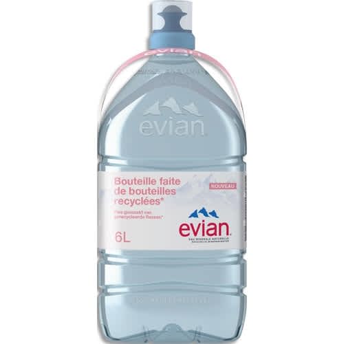 EVIAN Eau minérale naturelle 6 L - Épicerie Amazon France à 3.99€