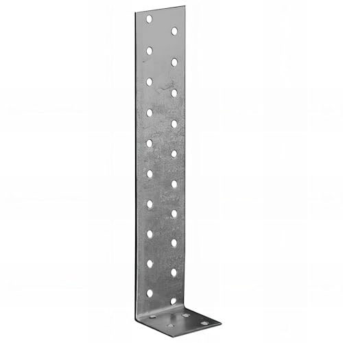 Équerre ancrage béton galvanisée - 300 x 40 x 40 x 2,0 mm - Bricolage & Outils Amazon France à 1.90€