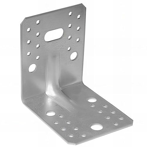 Équerre renforcée galvanisée - 105 x 105 x 90 x 2,0 mm - Bricolage & Outils Amazon France à 1.90€