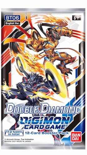 Digimon - Jeu de Cartes - Booster Double Diamant BT06 - Jouets & Jeux Amazon France à 5.85€