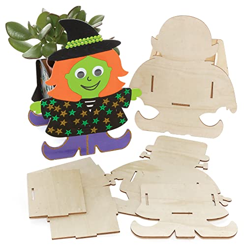 Baker Ross FE750 Pot de Fleur Enfant en Bois Halloween... - Home & Kitchen Amazon France à 8.04€