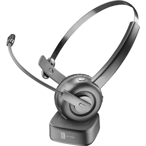 cellularline - Home Office - React - Cuffia Mono Bluetooth... - Amazon Italie à 19.00€