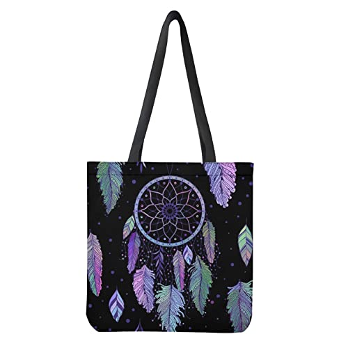 Dolyues Damen-Tragetaschen aus Segeltuch mit Tasche, großes... en promo à 2€ (-83%) sur Amazon DE