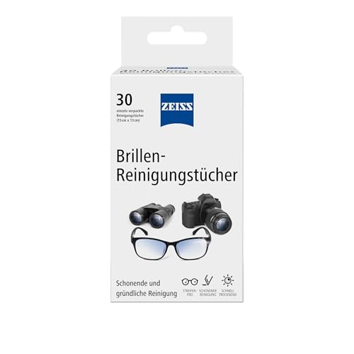 ZEISS Lot de 30 lingettes de Nettoyage pour Lunettes avec... - Sports & Fitness Amazon France à 3.93€