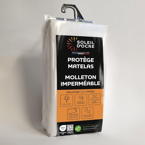 Soleil d'ocre Protetto Materasso, Bianco, 90 x 190 cm - Amazon Italy à 5.78€