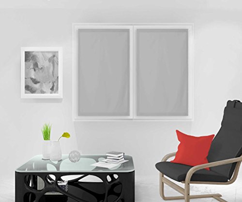 Soleil d'ocre Tenda Finestra, Poliestere, Grigio, 45 x 160... - Maison & Cuisine Amazon Italie à 25.99€