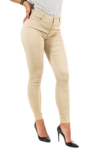 Morgan Pantalon Slim Enduit Beige 42 - Home & Kitchen Amazon France à 23.30€