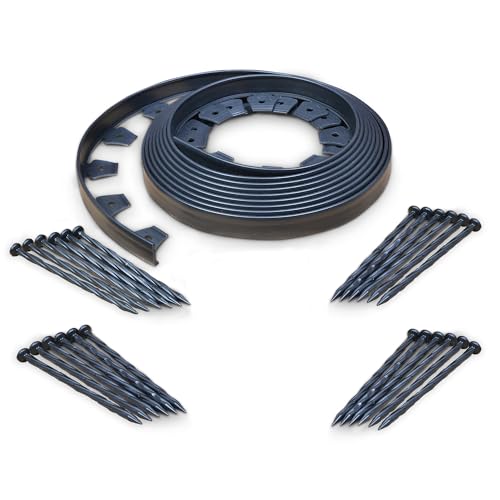 EasyFlex Borde de Paisaje sin excavación con Picos de... - Jardin & Extérieur Amazon Espagne à 64.95€